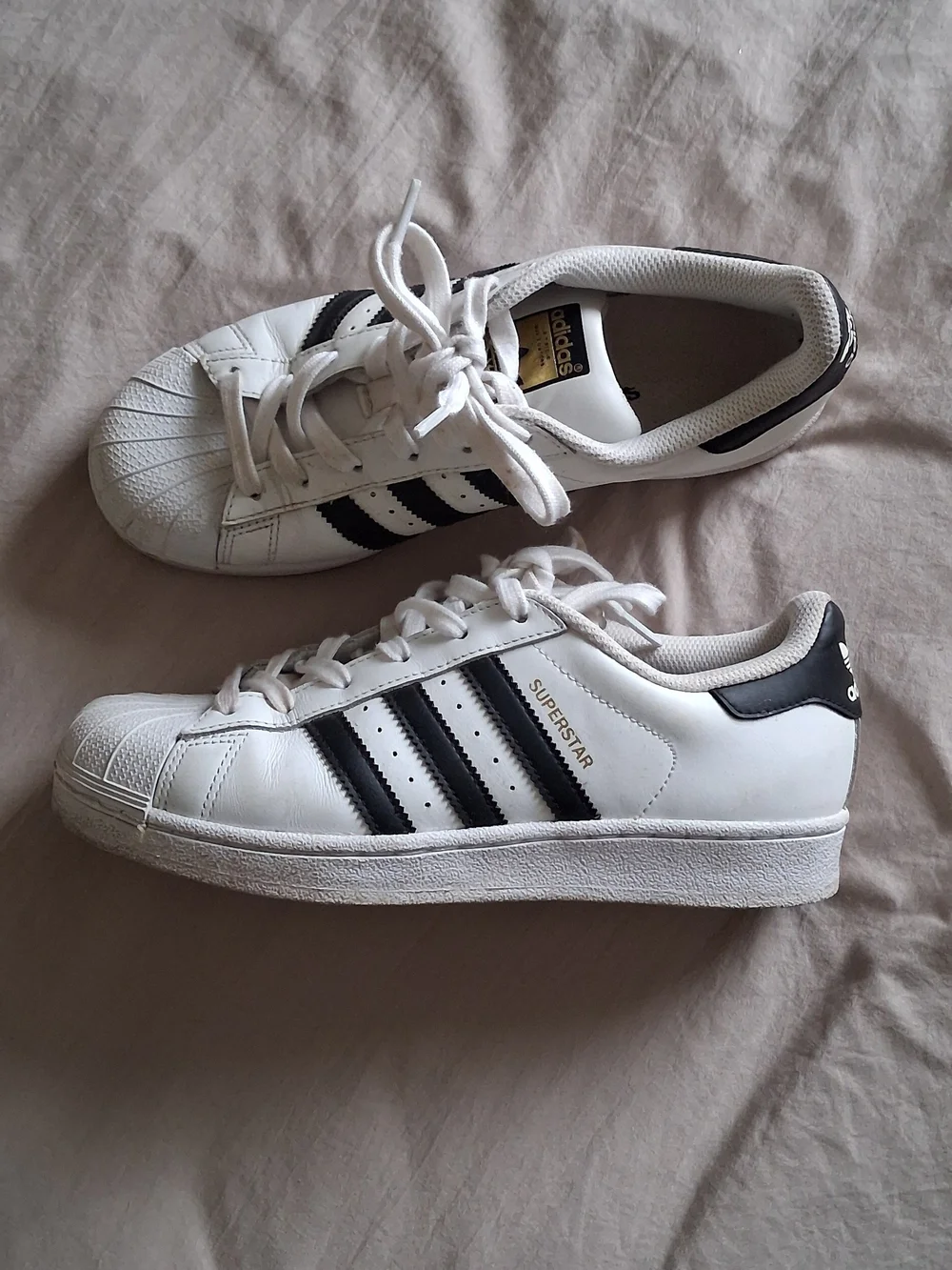 adidas White and Black Low-Top Sneakers